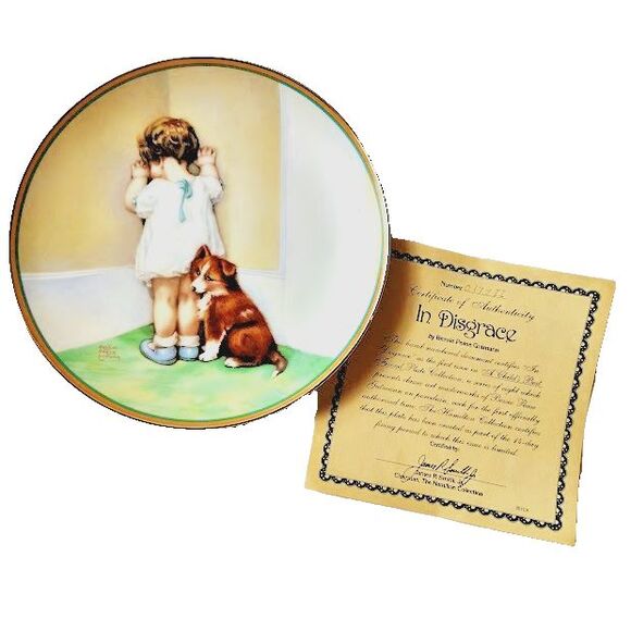 Hamilton Other - Bessie Pease Gutmann Plate  In Disgrace 1985The Hamilton Collection First Issue